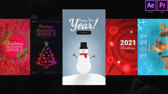 Christmas Instagram Stories - VideoHive 29714977