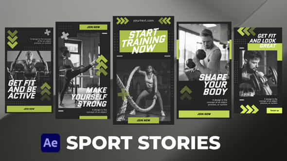 Sport Stories For After Effects - VideoHive 52415865