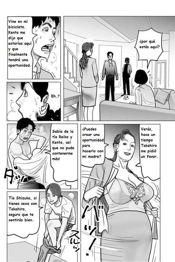 [Shimoyama Giruko] Shimai Moro Tomo Boshi Soukan Keikaku  Relação entre Mãe e Filho (Netorare Jukubo no Tsuyameki) [Darkanard] [Spanish]