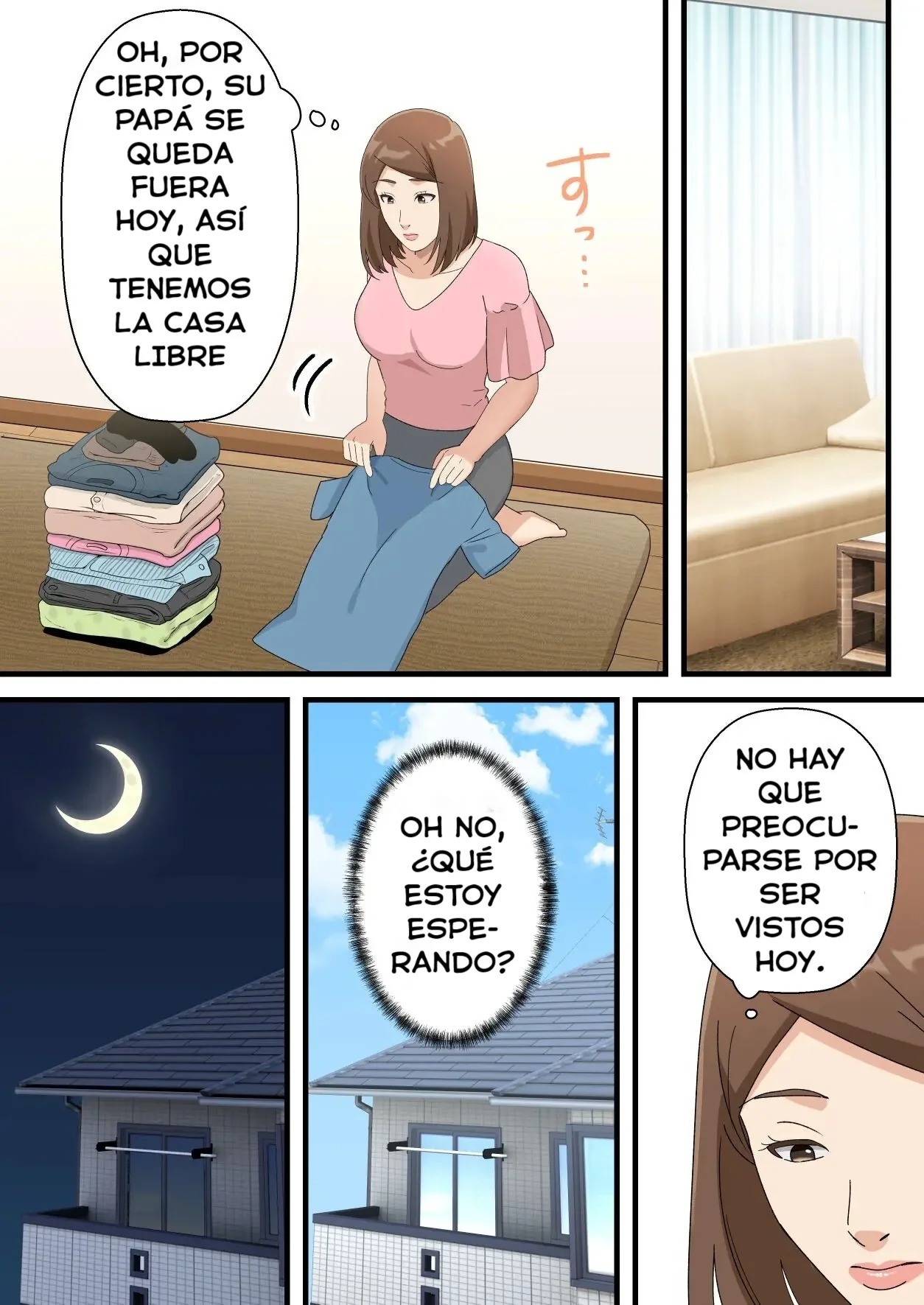 [Yuriko Club] Uchi no Musuko ga Uma sugite [Spanish] [WincestScans]