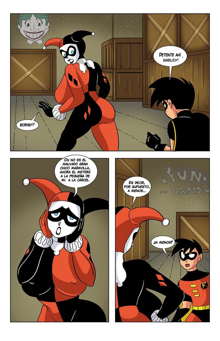 Harley and Robin Comic Porno - 0