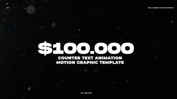 Counter Text Animation - VideoHive 59364249