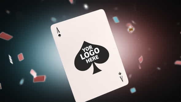 Flying Cards Logo Reveal V2 - VideoHive 35641219