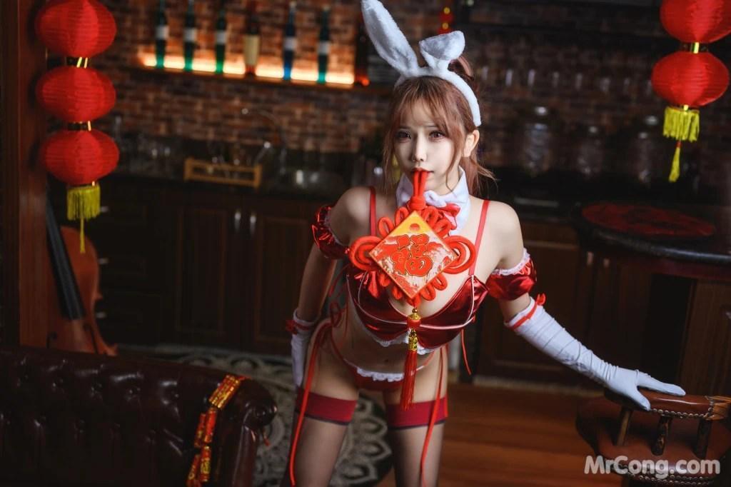 Coser@抱走莫子aa Vol.048: 兔色撩人 (60 photos )(3)