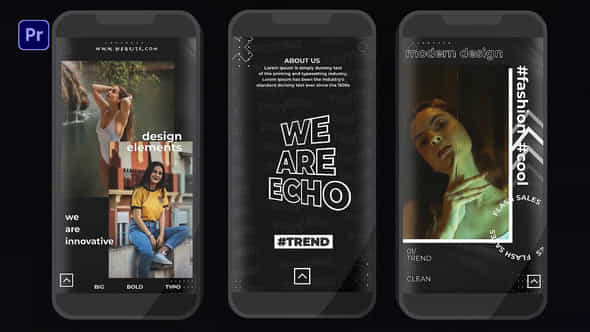 Dark Instagram Stories - VideoHive 39205786