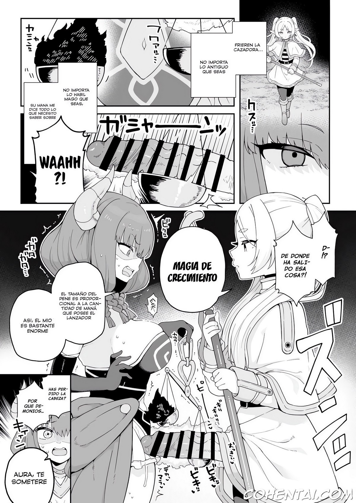 Chinpo ga Haeru Mahou da yo. (Sousou no Frieren) xxx comics manga porno doujin hentai español sexo 