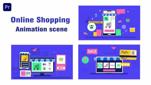 Online Shopping Concept - VideoHive 43662593