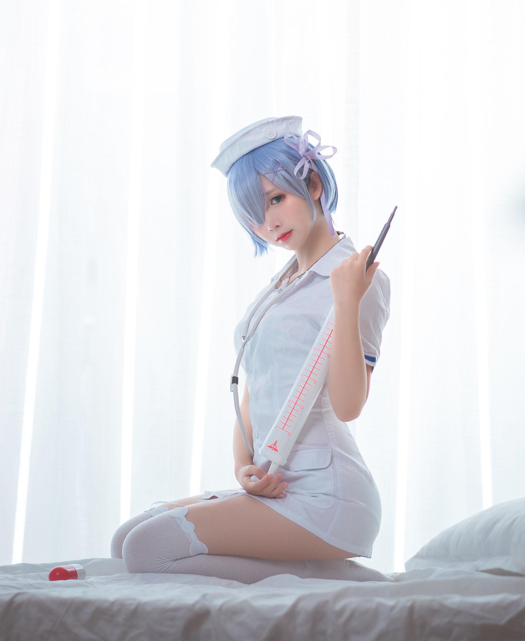 面饼仙儿《蕾姆》 [福利COSPLAY] 写真集(12)