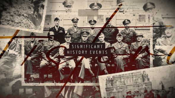 Significant History Events SlideshowRetro Vintage - VideoHive 37543636