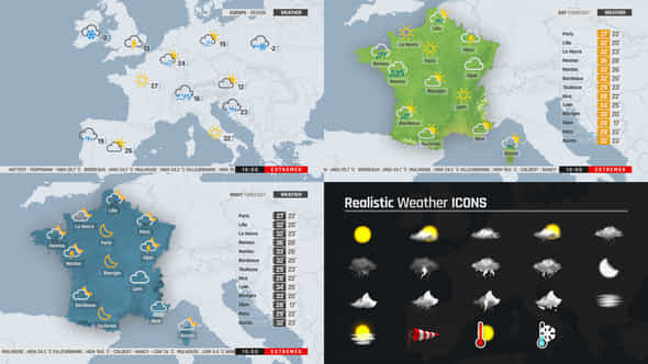 World Weather Forecast - VideoHive 40349039
