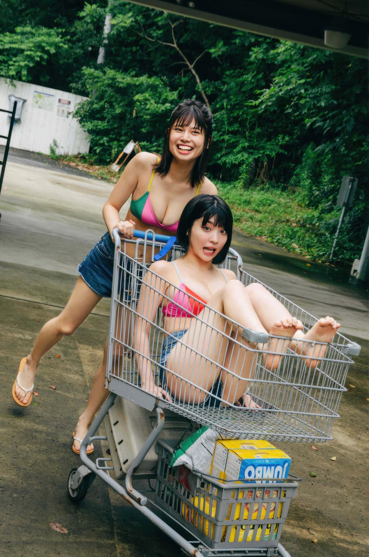 Nemoto Nagi 根本凪, Rin Kaname 鹿目凛, from でんぱ組.inc 写真集 ねもぺろ 「萌えキュン」 だけじゃありません。 Set.03(31)