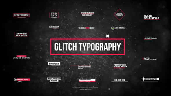 Glitch Modern TitlesFCPX or Apple - VideoHive 23312235