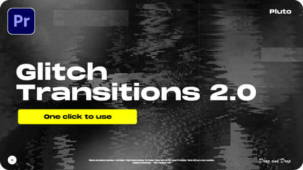 Glitch Transitions 2 - VideoHive 45524495