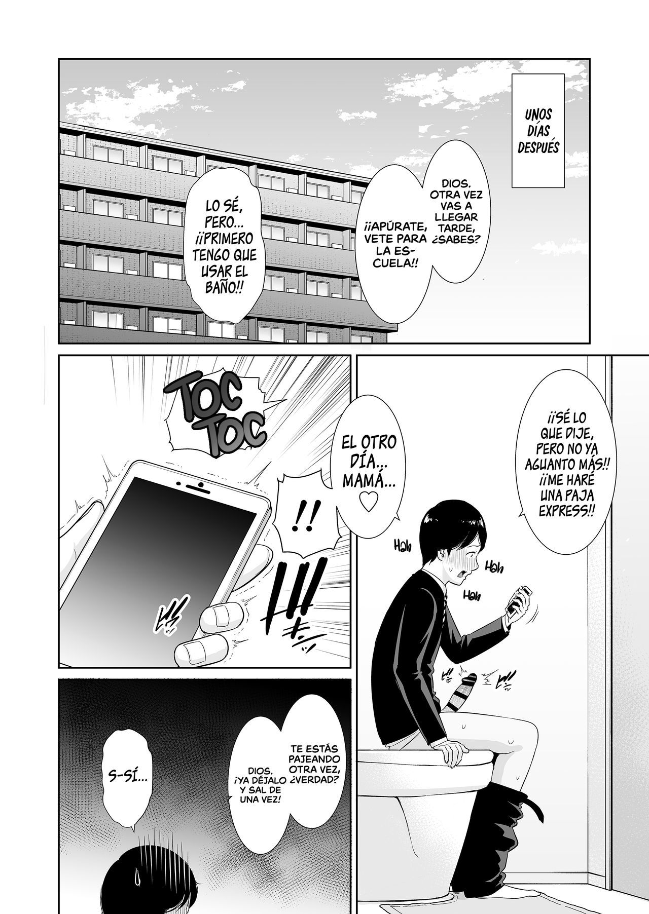 [Misaki (gonza)] Musuko ni Matagaru Hi ~Haha to Musuko no Hamedori Kiroku~  El día que monté a mi hijo ~Un registro de las aventuras sexuales de una madre y su hijo~ [Spanish] [K.A. Work