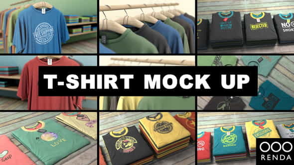 T-Shirt Mockup - VideoHive 24604556