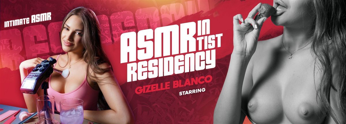 [VRSpy.com] Gizelle Blanco - ASMRtist in Residency [2024-04-12, American, Ball Licking, Big Boobs, Big Tits, Blowjob, Brunette, Close Up, Cowgirl, Deepthroat, Doggy Style, Fake Tits, Handjob, Hardcore, Kissing, POV, Pussy Licking, Reverse Cowgirl, Shaved,