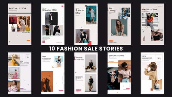 Fashion Sale Stories - VideoHive 36640953