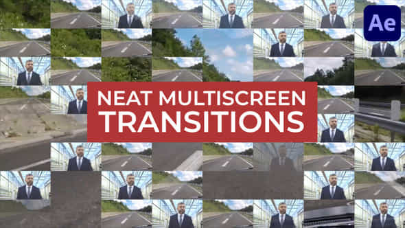 Neat Multiscreen Transitions - VideoHive 45856360
