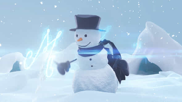Christmas Snowman - VideoHive 22936354