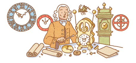 John Harrison's Birthday celebrated by Google GnZtxb7P_o