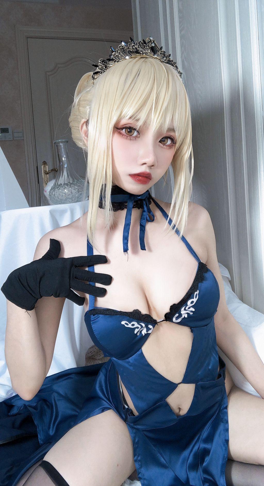 Coser @ 果 咩 酱 w Vol.001: 黑 呆 (30 photos)