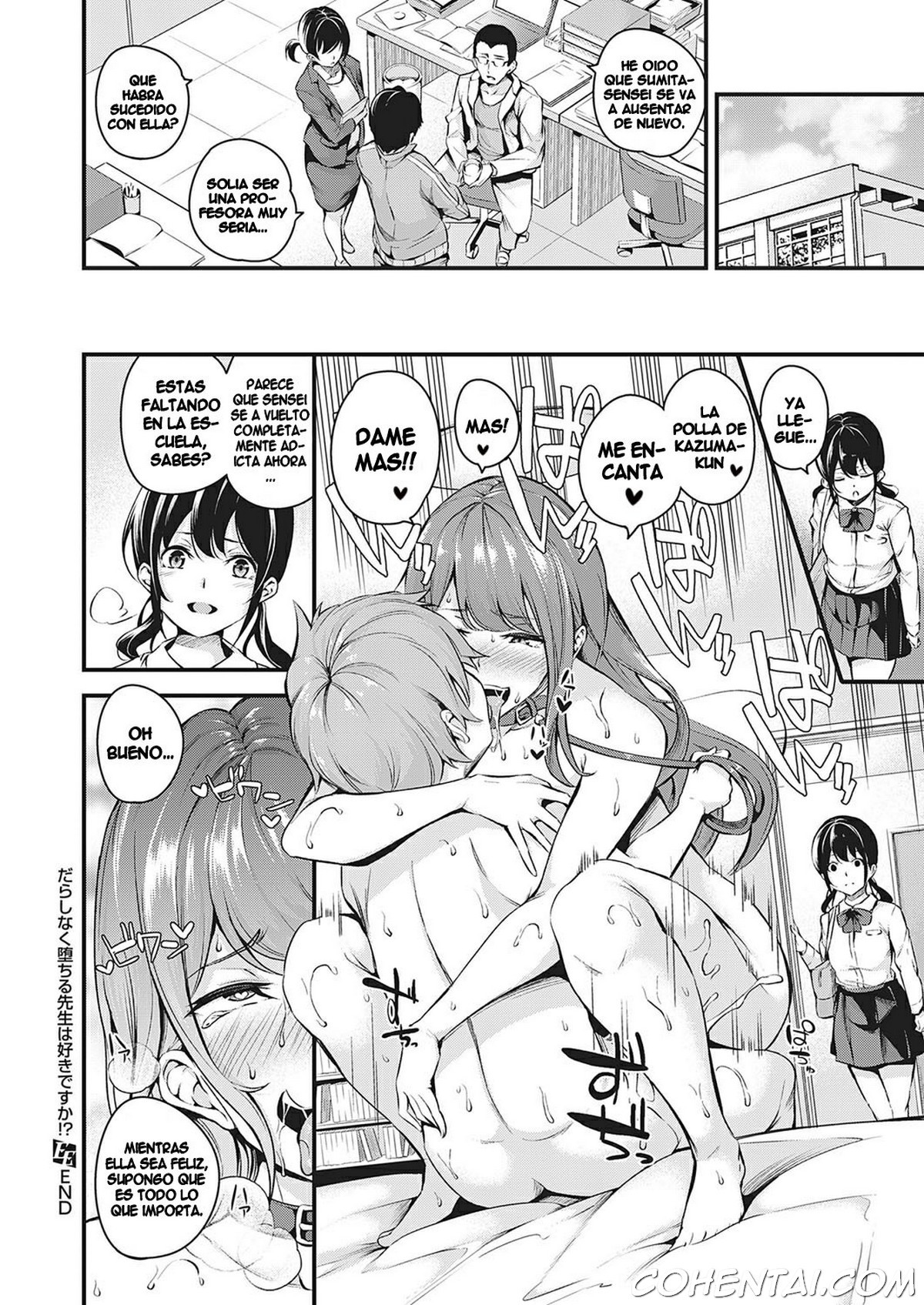 Darashinaku Ochiru Sensei wa Suki desuka!? (COMIC ExE 33) xxx comics manga porno doujin hentai español sexo 