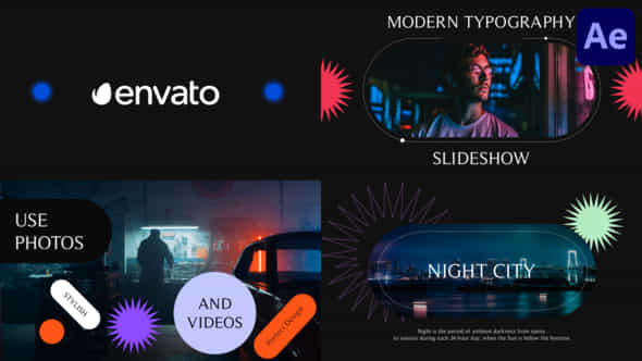 Modern Typography Intro - VideoHive 47133600