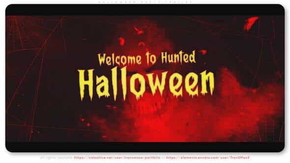 Halloween Party Trailer - VideoHive 34104702