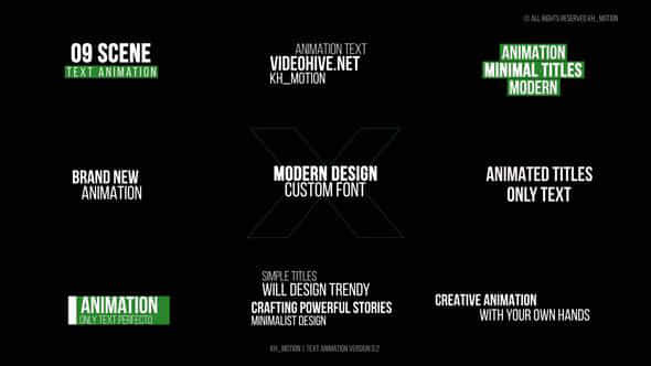 Text Animation 20 Mogrt - VideoHive 50585418