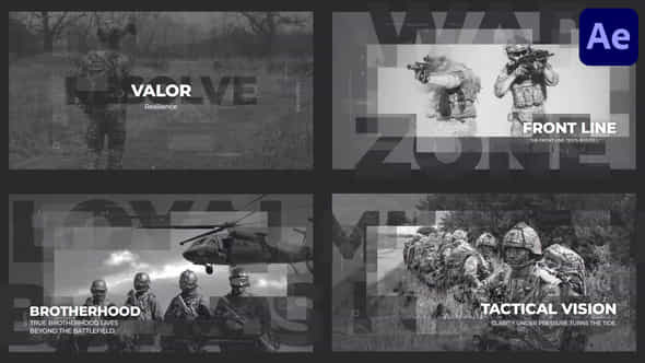 Sergeant Military Opener For After Effects - VideoHive 59121471