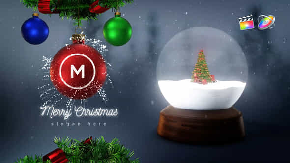 Christmas Unique Logo - VideoHive 42187910