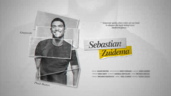 Folded Split Portrait Titles - VideoHive 57862660