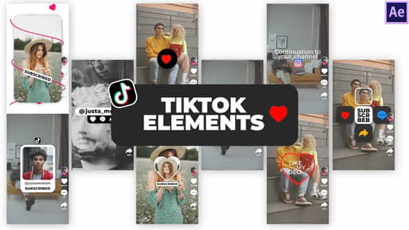 TikTok Elements - VideoHive 35435850