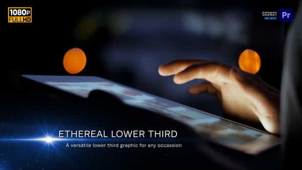 Ethereal Lower Thirds | MOGRT - VideoHive 32564191