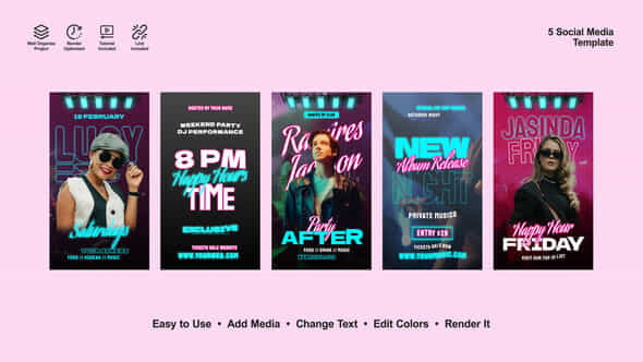 Friday Instagram Stories - VideoHive 52760693