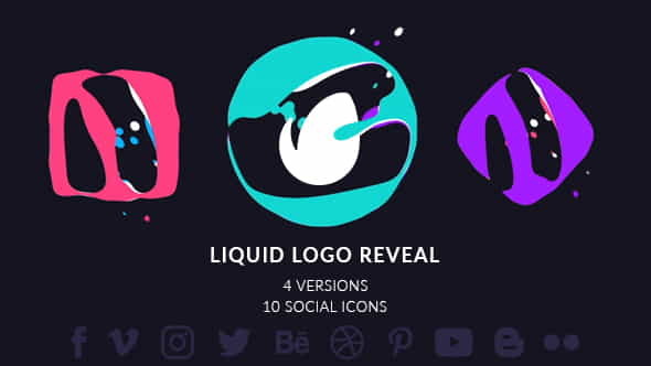 Simple Liquid Logo - VideoHive 20822260
