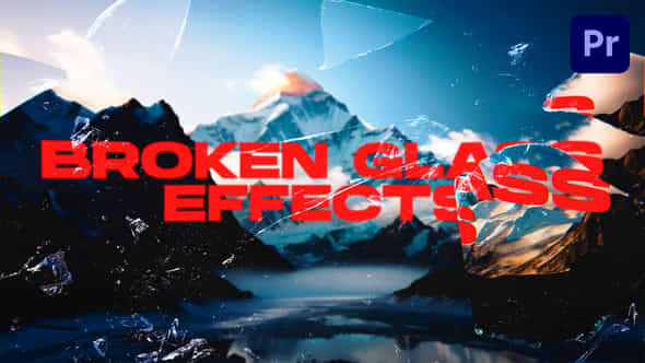 Broken Glass Effects Vol 1 Premiere Pro - VideoHive 48999550