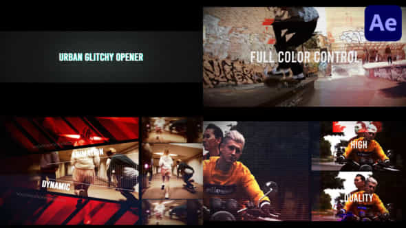 Urban Glitchy Opener - VideoHive 47814744