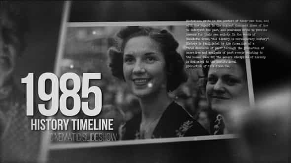 History Timeline Slideshow - VideoHive 47879642