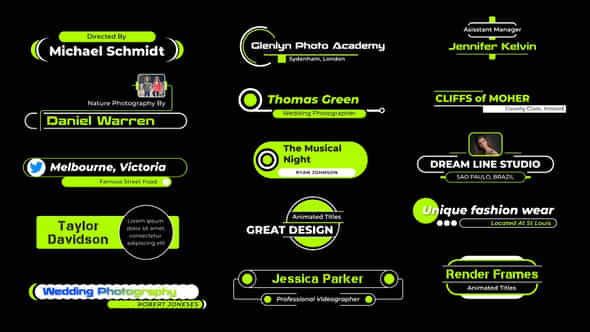 Creative Animated Titles - VideoHive 47611521