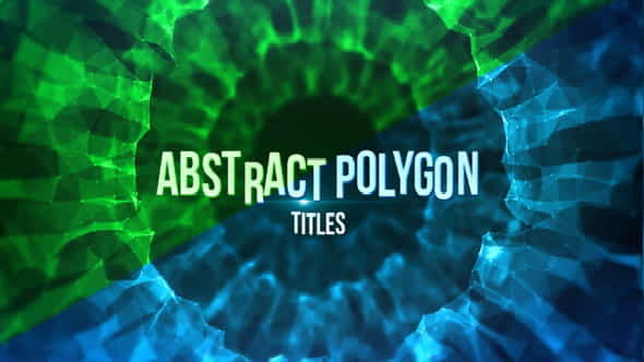 Abstract_Polygon_Titles - VideoHive 18947946