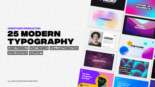 Modern Typography - VideoHive 42907460