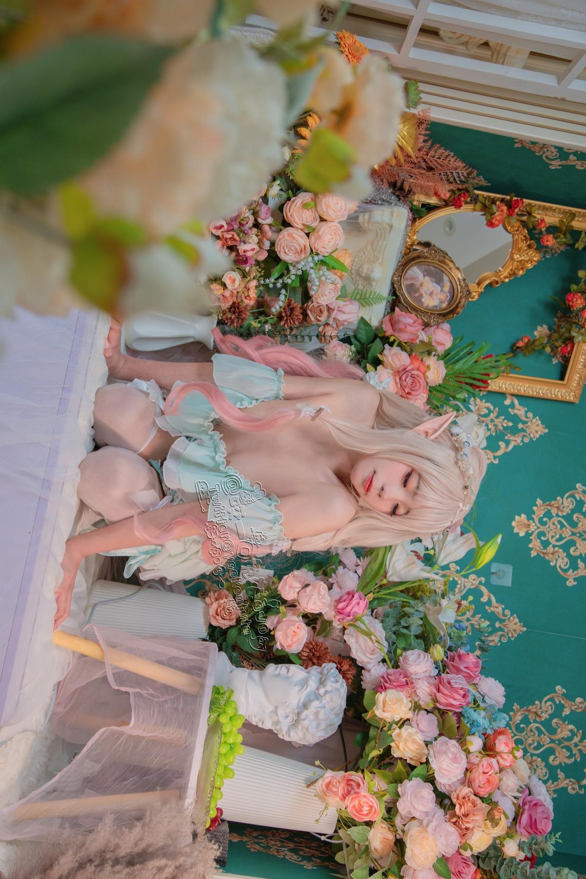 Cosplay 黏黏团子兔 豌豆公主的秘密花房(24)