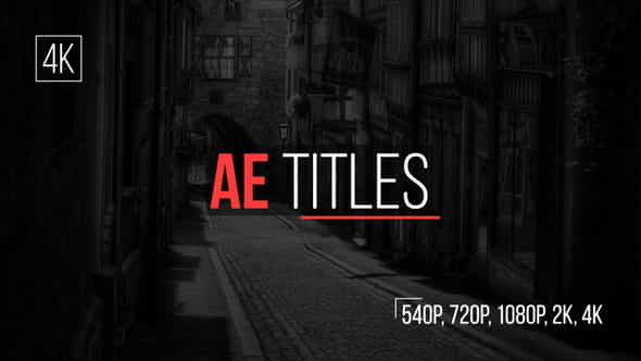 AE Titles - VideoHive 15131143