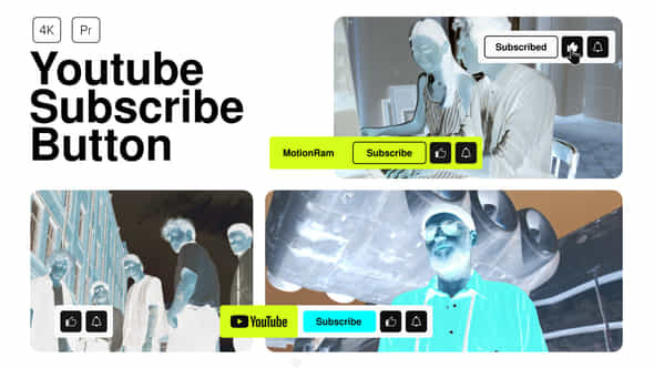 Subscribe Button Youtube - VideoHive 43640384