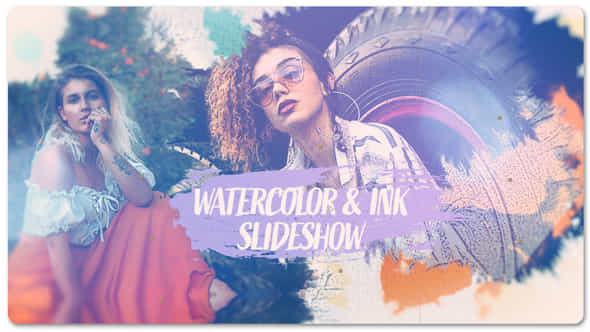 Watercolor Ink Slideshow - VideoHive 49518816