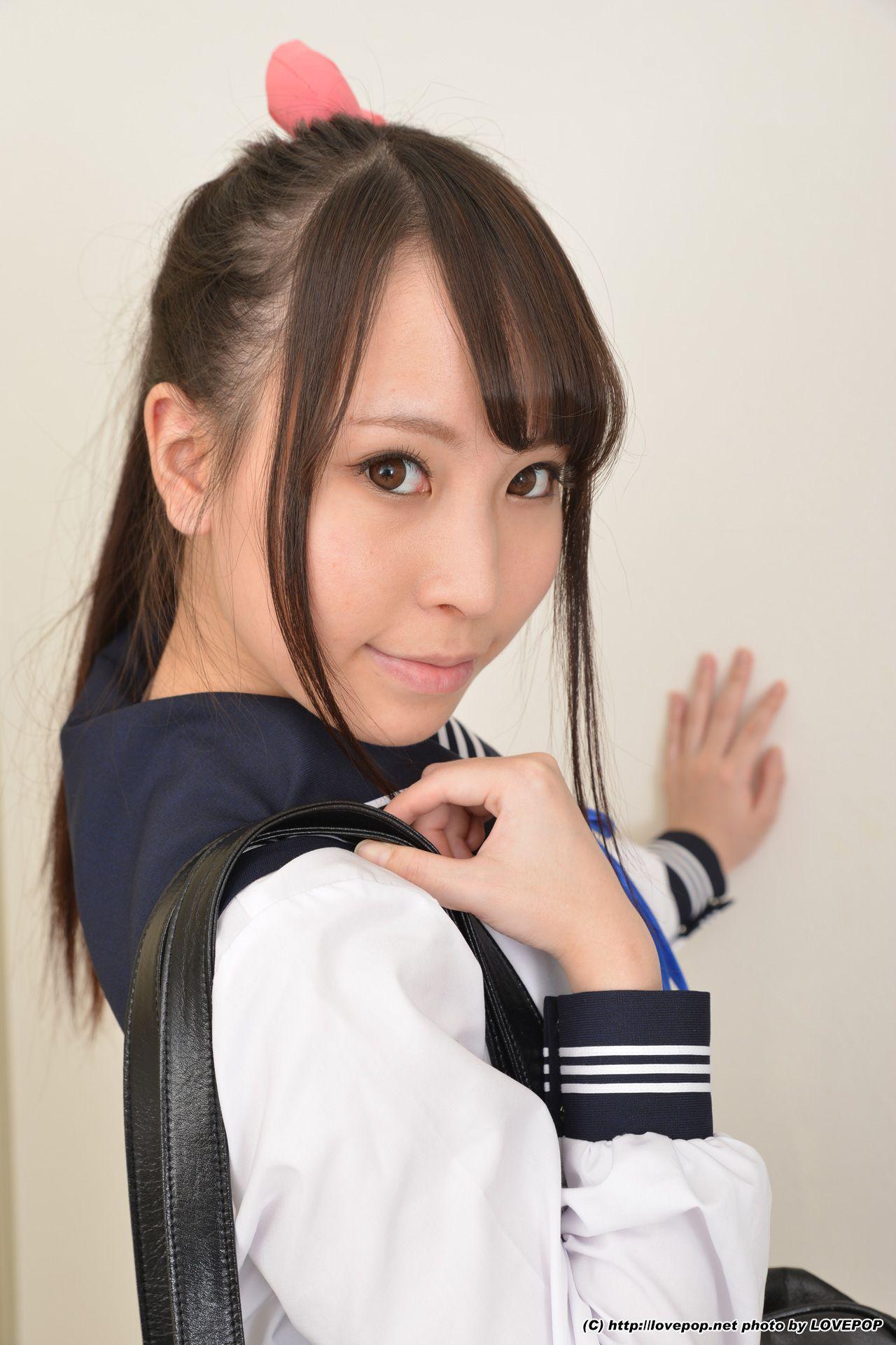 Kaoru Majima 真島かおる 学生制服 Set3 [LovePop] 写真集(8)