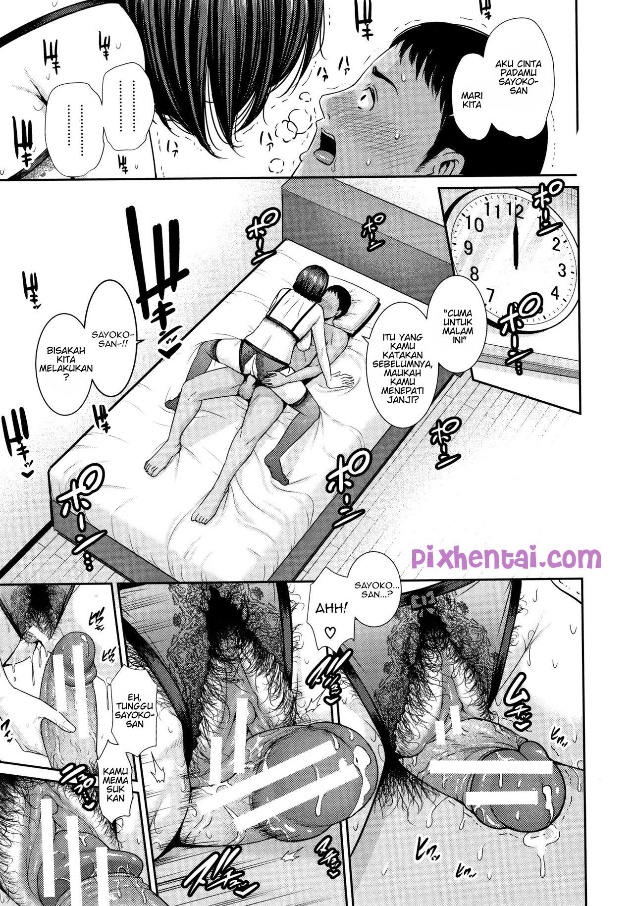 Komik Hentai Mayonaka no Haha : Malam yang Nikmat bersama Mama Tiri Manga XXX Porn Doujin Sex Bokep 15