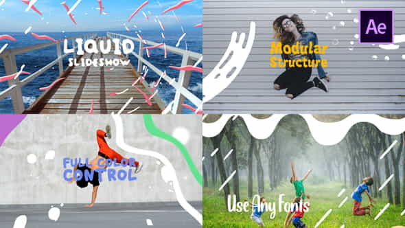 Colorful Liquid Slideshow - VideoHive 24853937