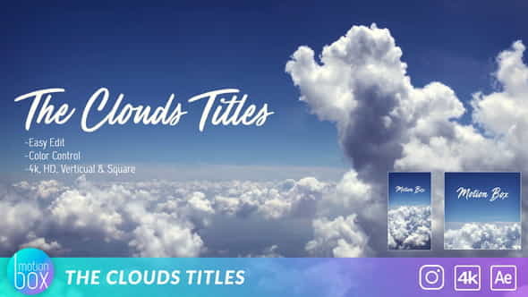 The Clouds Titles - VideoHive 24599742